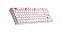Teclado Gamer Mecânico Redragon Kumara Branco, LED Vermelho, Switch Blue - Imagem 2