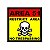 Placa Decorativa Área 51 , PD35, 20 X 20 cm - Imagem 1