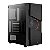 Gabinete AeroCool Menace Saturn, Mid Tower, Com 1 Fan, Lateral em vidro temperado, Preto - Imagem 1