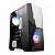 Gabinete Fortrek Black Hawk RGB preto, Mid Tower, Com 1 Fan, Lateral em acrílico - Imagem 1