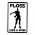 Placa Decorativa Fortnite floss like a boss  , PD39, 24 X 16 cm - Imagem 1