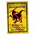 Placa Decorativa Ataque de dinossauros Velociraptor, PD42, 24 X 16 cm - Imagem 1
