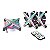 Kit Cooler Alseye X12, 3 fans, RGB, 120mm - Imagem 1