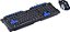 Kit Gamer Teclado + Mouse Grifo VX Gaming Preto/Azul - Imagem 2