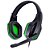 Headset Gamer Vinik Ogma Preto e Verde + Cabo adaptador P3 p/ P2 - Imagem 2
