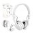 Headphone Knup Com Microfone P3, Branco KP-428 - Imagem 1