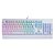 Teclado Gamer Mecânico Redragon Kala Branco K557W, RGB, Switch Brown, ABNT2 - Imagem 1