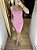 Vestido Tricô Midi Rosa Bebê - Imagem 2