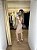 Vestido Tricô Alça Midi Nude - Imagem 5