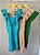 Vestido Tricô Alça Babado Cores - Imagem 8