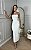 Vestido Tricô Tomara Que Caia Recorte Branco - Imagem 1
