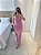 Vestido Tricô Tomara Que Caia Longo Rosa - Imagem 1