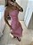 Vestido Tricô Tomara Que Caia Longo Rosa - Imagem 6