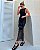 Vestido Tule Cavado Preto - Imagem 1