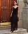 Vestido Tule Decote Degrade Preto - Imagem 1