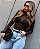 Blusa Tule Gola Preto - Imagem 1