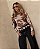 Blusa Tule Gola Cow Marrom - Imagem 3