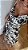 Vestido Tule Decote Degrade Cow Marrom - Imagem 3