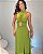 Vestido Midi Frente Única Verde Olivia - Imagem 4