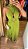 Vestido Midi Frente Única Verde Olivia - Imagem 11