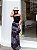 Saia Longa Tule Tie Dye Preto - Imagem 3