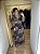 Vestido Tule Manga Longa Tie Dye - Imagem 1