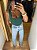 Calça Jeans Wide Leg Reta Cores - Imagem 3