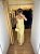 Vestido Longo Poá Amarelo - Imagem 7