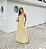 Vestido Longo Poá Amarelo - Imagem 5