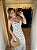 Vestido Longo Poá Branco - Imagem 2