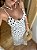 Vestido Longo Poá Branco - Imagem 3