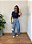 Cropped Manguinha Decote Costas Cores - Imagem 1