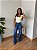 Calça Jeans Pantalona - Imagem 1