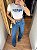 Calça Jeans Wide Leg Bolso - Imagem 6