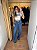 Calça Jeans Wide Leg Bolso - Imagem 7
