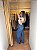 Calça Jeans Wide Leg Bolso - Imagem 5