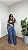 Calça Jeans Wide Leg Bolso - Imagem 1