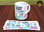 CANECA DE: PORCELANA - TEMA: FLORK - "DOIDO PRA SURTAR" - 325ml - Imagem 1