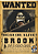 PLACA DECORATIVA  DE MDF TAM: A4 - TEMA: ONE PIECE PROCURADO / BROOK - Imagem 1