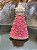 Nossa Senhora Aparecida Baby Renda Rosa Escuro 15cm - Imagem 2