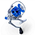 MOLINETE DEYU HARPOON AC 2000 - AZUL - Imagem 2