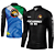 Camiseta Masculina Pescadores do MS - MS Preta - Imagem 1