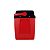 Caixa Térmica 26L Mor - Vermelho com Preto - Imagem 2