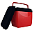 Caixa Térmica 26L Mor - Vermelho com Preto - Imagem 3