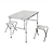 Conjunto de mesa e banquetas dobrável Domo NTK - Imagem 1