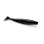 Isca Artificial Soft Monster 3x slow shad cor black C/03un 9 cm - Imagem 1