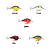 Isca artificial rapala dt series 06 - 25 cores - Imagem 2