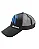 BONÉ OKUMA PRETO DETALHES AZUL - LOGO PEQUENO - Imagem 2
