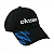 BONÉ OKUMA PRETO DETALHES AZUL - LOGO GRANDE - Imagem 1