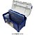 Caixa para pesca super resistente com 3 estojos, amplo espaço interno e compartimento ajustáveis Pesca Brasil PB Box 007 Azul - Imagem 2